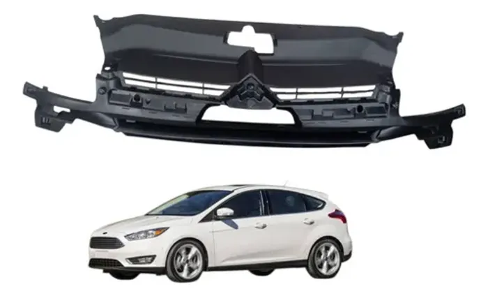 Grade Interna Parachoque Dianteiro Citroen C4 Glx 2013 2014