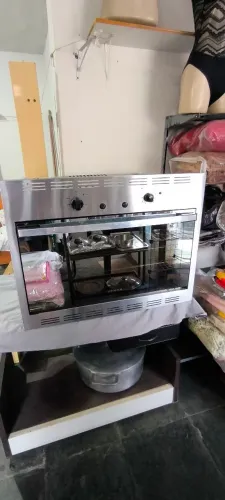 Forno venax 90 litros de embutir a gás grill elétrico