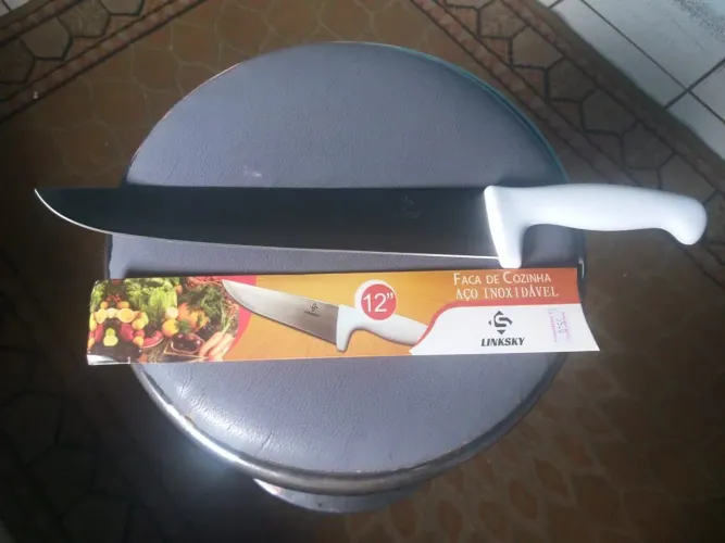 Faca de cozinha aço inoxidável 