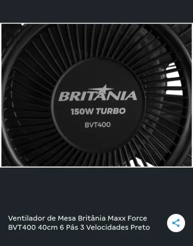 Vendo ventilador semi novo