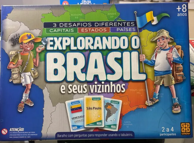 Jogo Explorando o Brasil e seus vizinhos (Grow)