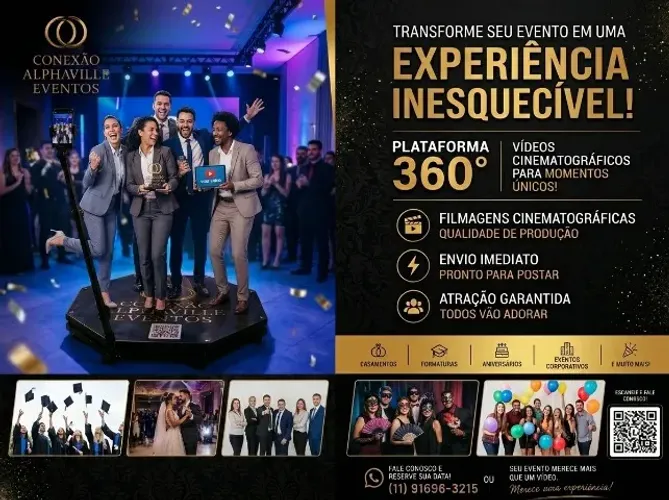 Plataforma Giratória para Festas, aniversários, casamentos e eventos corporativos 