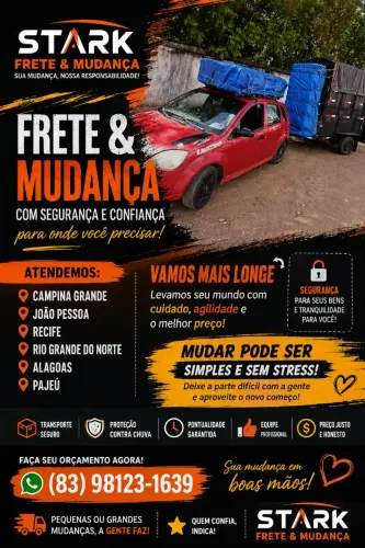 Frete mudança viagem interestadual