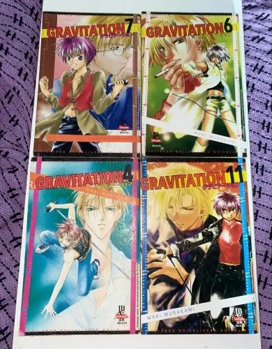 Mangá Gravitation 4 volumes