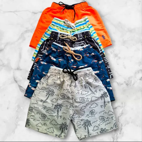 Short tactel estampado