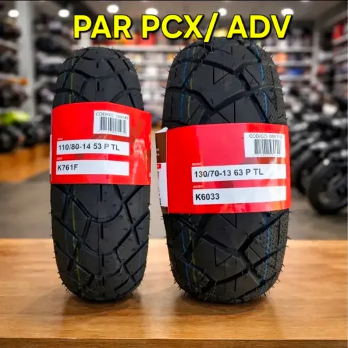 Par de Pneu Moto HONDA ADV/PCX (NOVO) 130/70 e 110/80