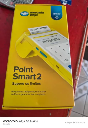Maquininha point smart 2 lacrada