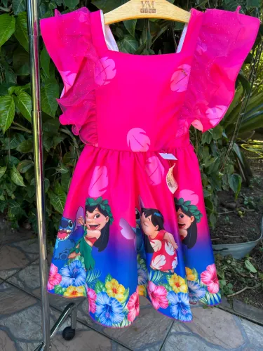 Vestido Lilo e Stitch Tamanho 6