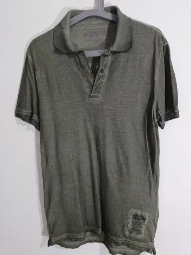 camisa polo richards tie dye verde p