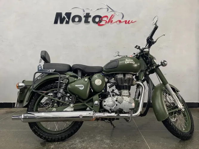 Royal Enfield Classic Battle Green 500 EFI