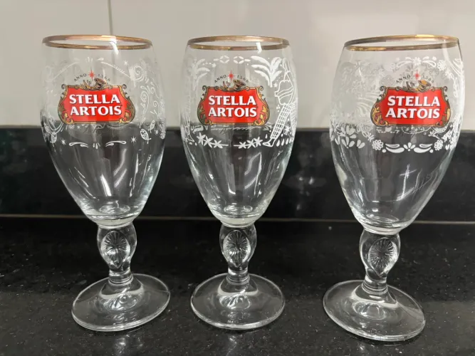 3 Copos - Edição especial Stella Artois