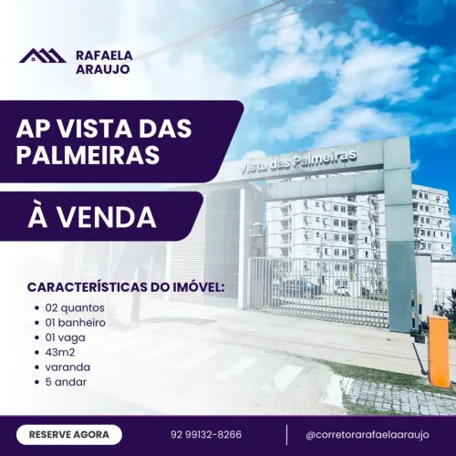 APARTAMENTO À VENDA | CONDOMÍNIO VISTA DAS PALMEIRAS Parque Mosaico