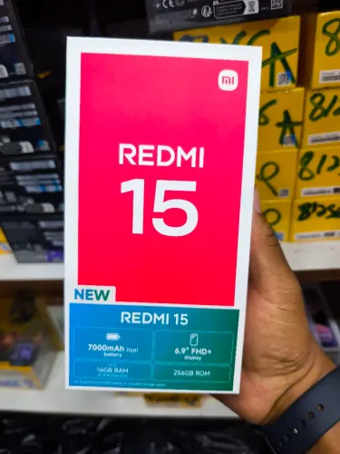 Xiaomi REDMI 15 256/16GB. Novo lacrado com garantia e pronta entrega.