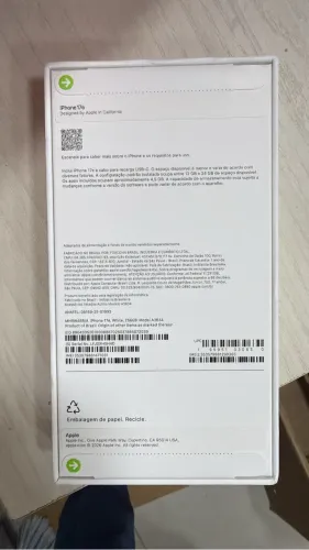 iPhone 17e lacrado e na caixa 256g cor branco