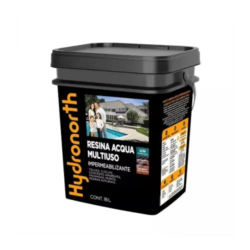 Resina Fosca Incolor Impermeabilizante Hydronorth Acqua 18L - R$427,27