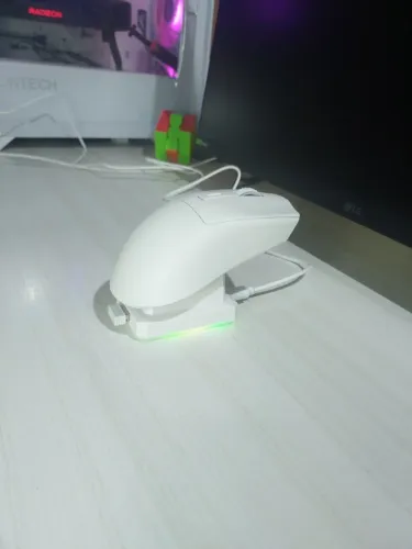 Mouse Gamer X3 | Sem Fio | Dock Magnética | RGB | DPI Ajustável | USB-C | Bluetooth | Bran