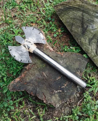 Machadinha De Xangô Umbanda Religião Artesanal Feira Em Aço