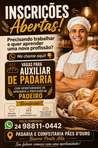 Oportunidade de Emprego em Volta Redonda