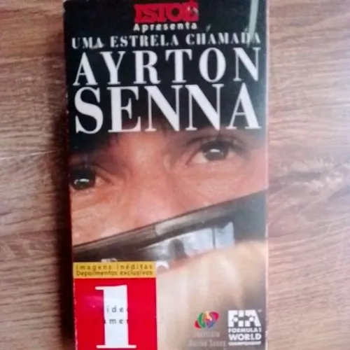 Fita de vídeo VHS documentário Aírton Senna