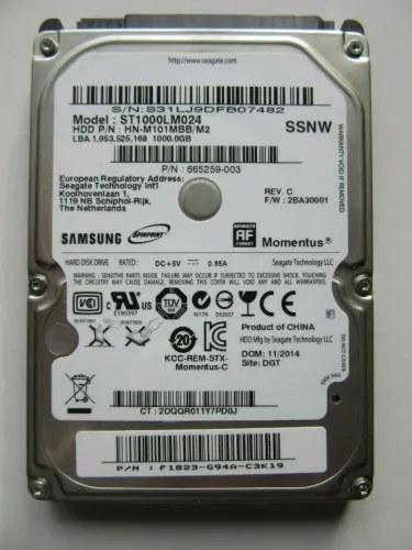 Hd 2,5'' Samsung - 1TB - St1000lm024