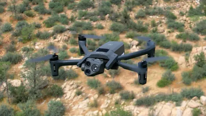 DRONE PARROT ANAFI USA FORCES CÂMERA ZOOM 32X 21MP +TERMAL CLIMA/CHUVA IP53 MONITORAMENTO