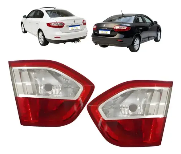 Par Lanterna Traseira Renault Fluence 2011 A 2016 S/led