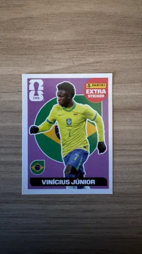 Figurinha Extra Vinicius Junior 2026