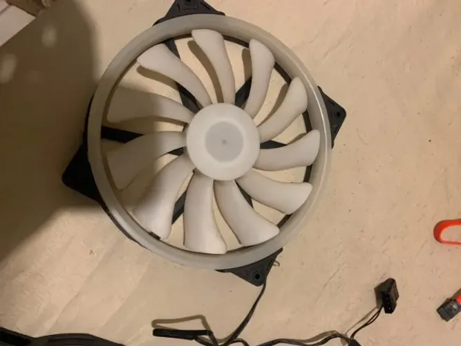 Kit 2 Fans 200mm RGB para PC - Funcionando Perfeitamente