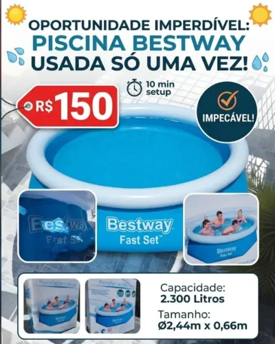 Piscina tamanho família 