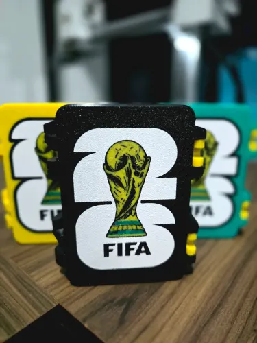 Caixa Porta Figurinha Copa 2026