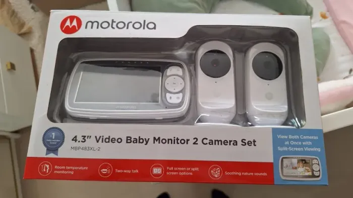 Babá eletrônica monitor 4.3 Motorola (2 câmeras) - MBP483XL-2