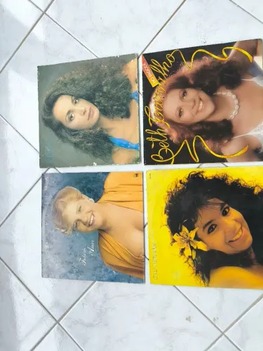 4 discos vinil Beth Carvalho,Eliana , Sula Miranda