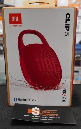Caixa de Som JBL original clip 5 - Store World