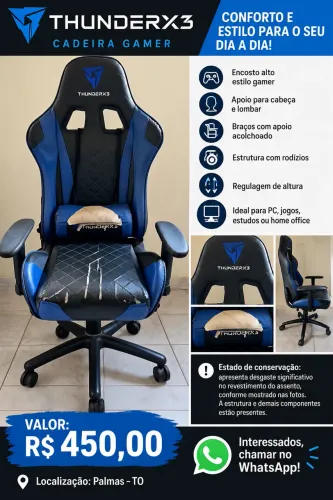 Cadeira gamer Thunderx3