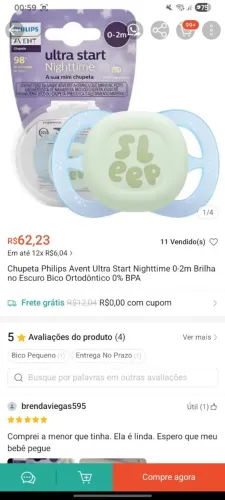 Utensílios para bebê