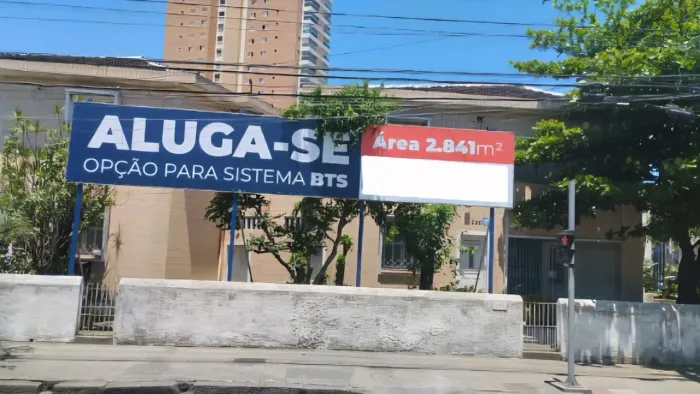 Terreno para alugar, 2841 m² por R$ 207.327,51/mês - Gonzaga - Santos/SP