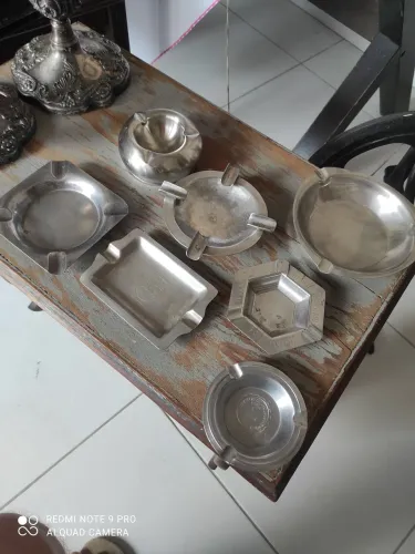 Cinzeiros em aço inox: