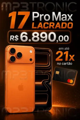 iPhone 17 Pro Max - 256gb - Novo!!! PROMOÇÃO!!!!!