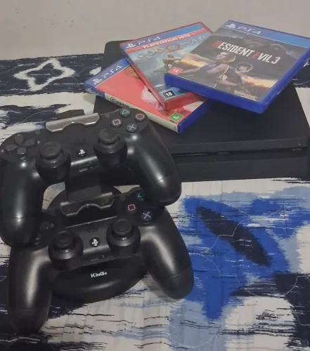 PS4 SLIM SUPER NOVO VERSÃO 13.52