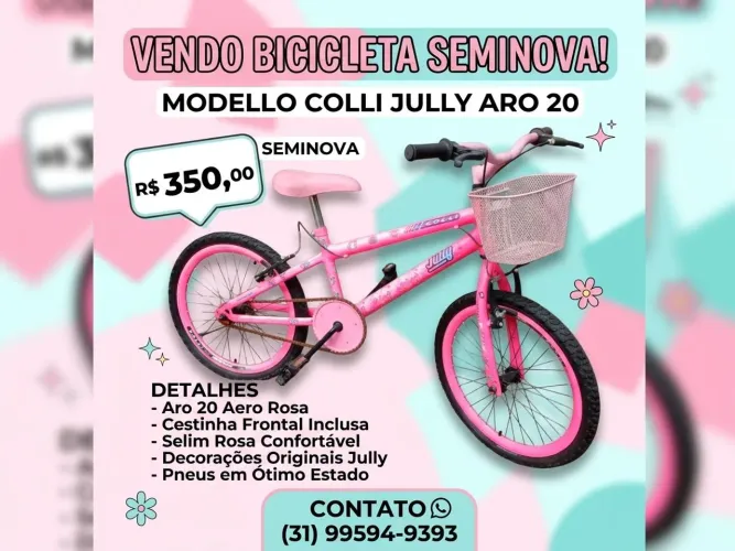 Bicicleta oportunidade aro 20