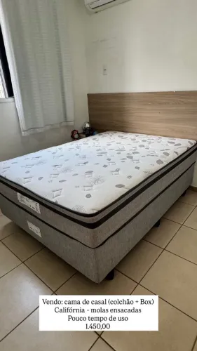 Cama de casal Box Molas Ensacadas
