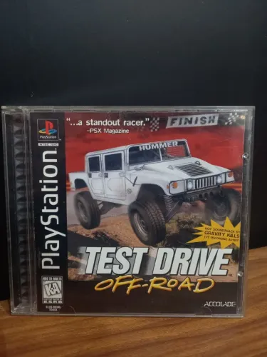 JOGO TEST DRIVE OFFROAD PS1 CIB USA ORIGINAL COMPLETO