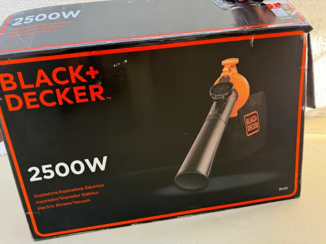 Soprador e aspirador black decker