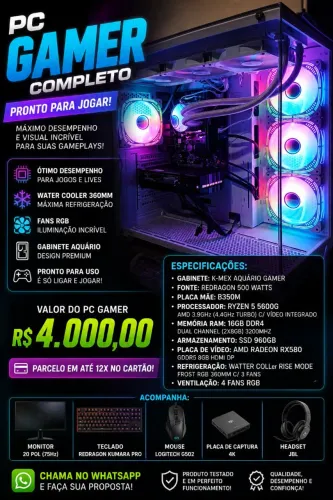 Pc gamer completo