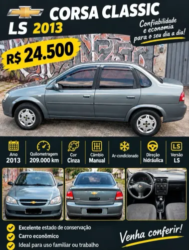 Chevrolet Classic Life/ls 1.0 VHC Flexp. 4P 2013