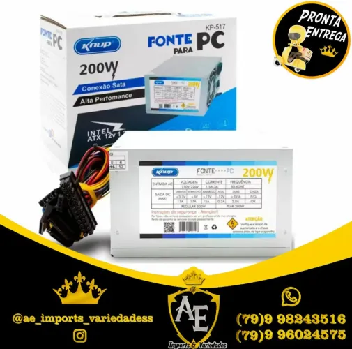 Fonte PC 200w