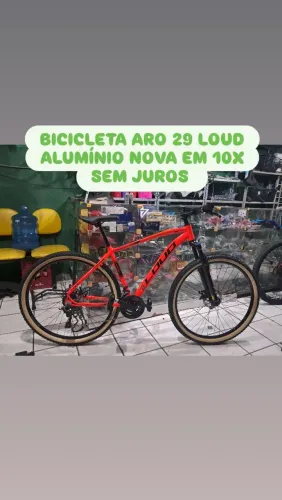 BICICLETA ARO 29 LOUD ALUMÍNIO NOVAS EM 10X SEM JUROS 