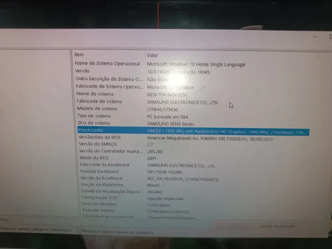 Notebook tela quebrada 8gb