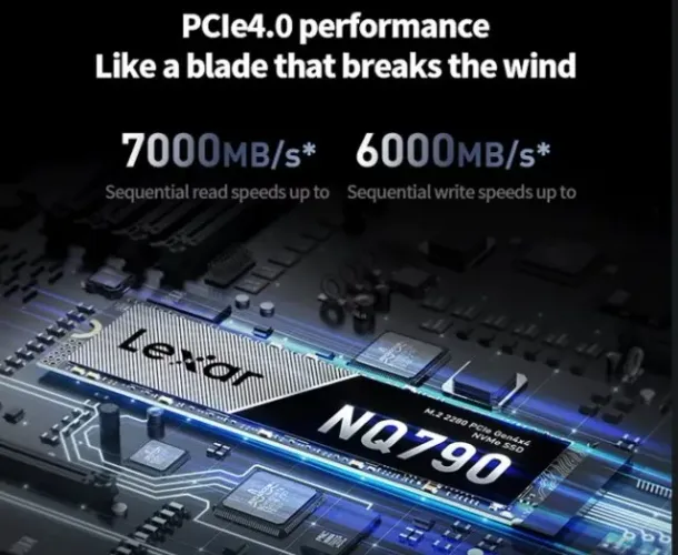 SSD NVME M2 1TB PCle 4.0 LEXAR