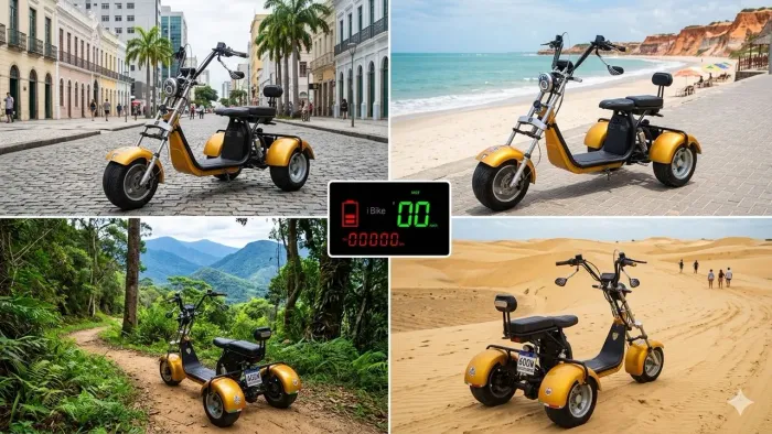 Triciclo elétrico Chopper